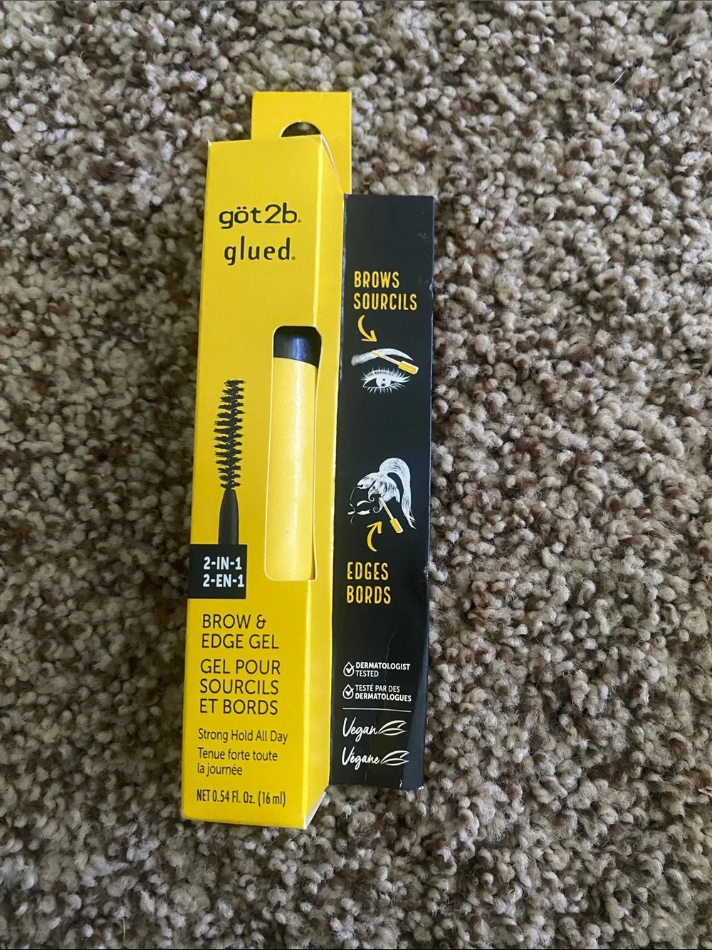 Glued 2-in-1 Brow & Edge Gel - Yellow